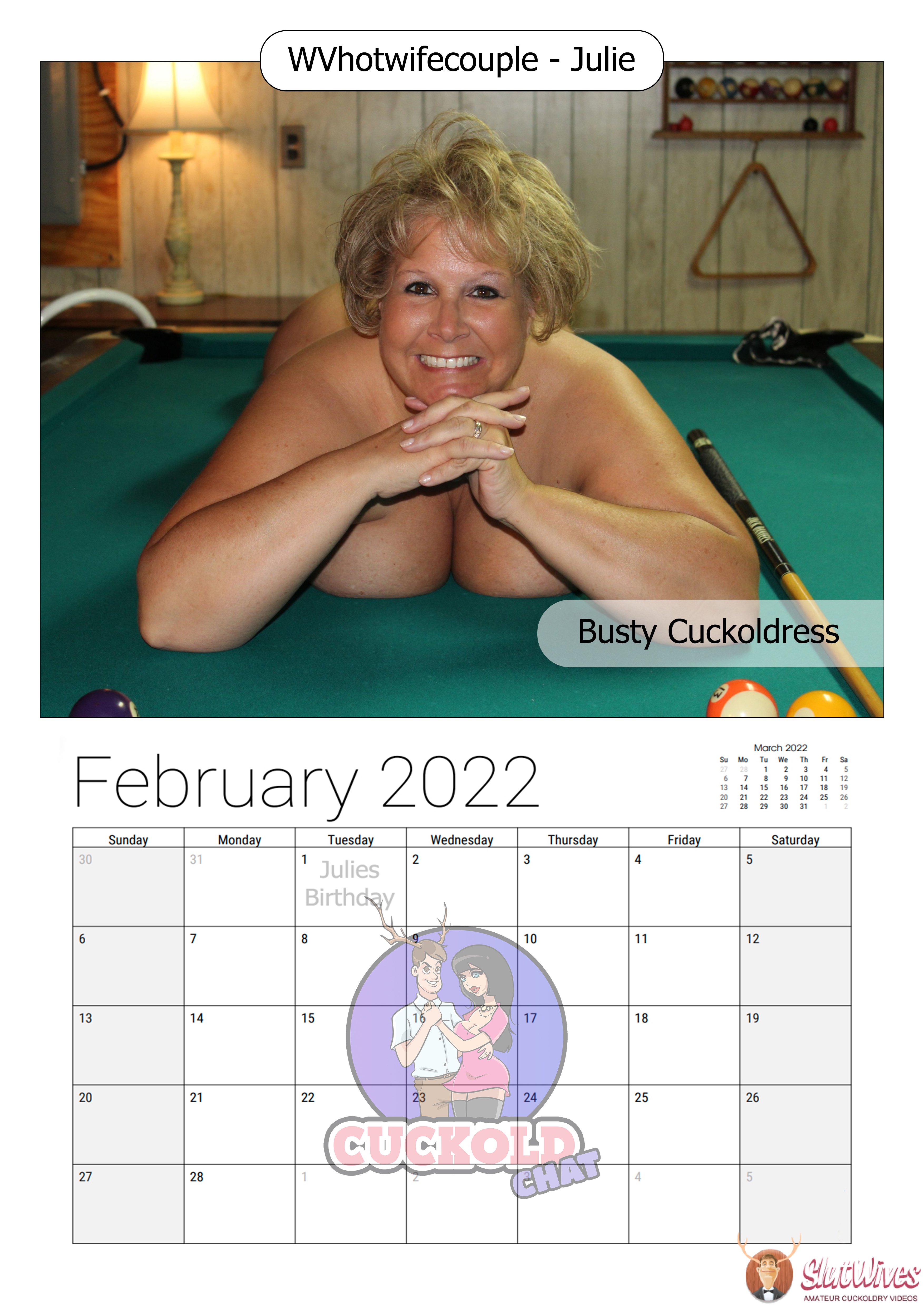 I was Miss February on another site a few years ago....