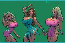 PitPinup709_Kitty Bianca and Jenny go clubbing.jpg