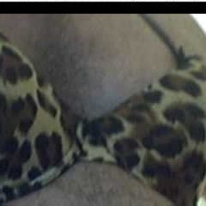 Leopard bra