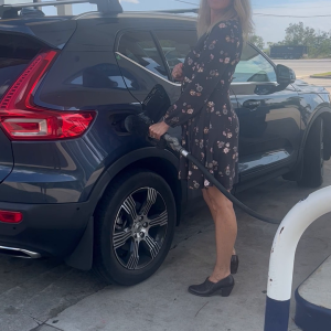 Flashing at the gas station