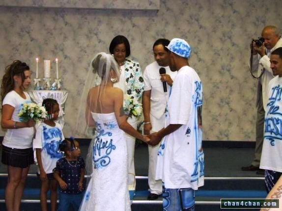 A weddn in da hood