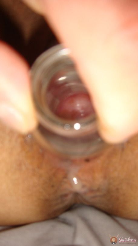 Another wife's cumming on bottle