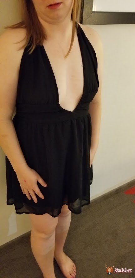 black dress