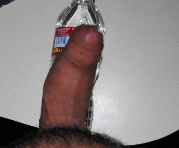 cock over water bottle