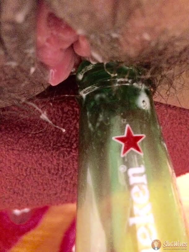 Cumming on her beer