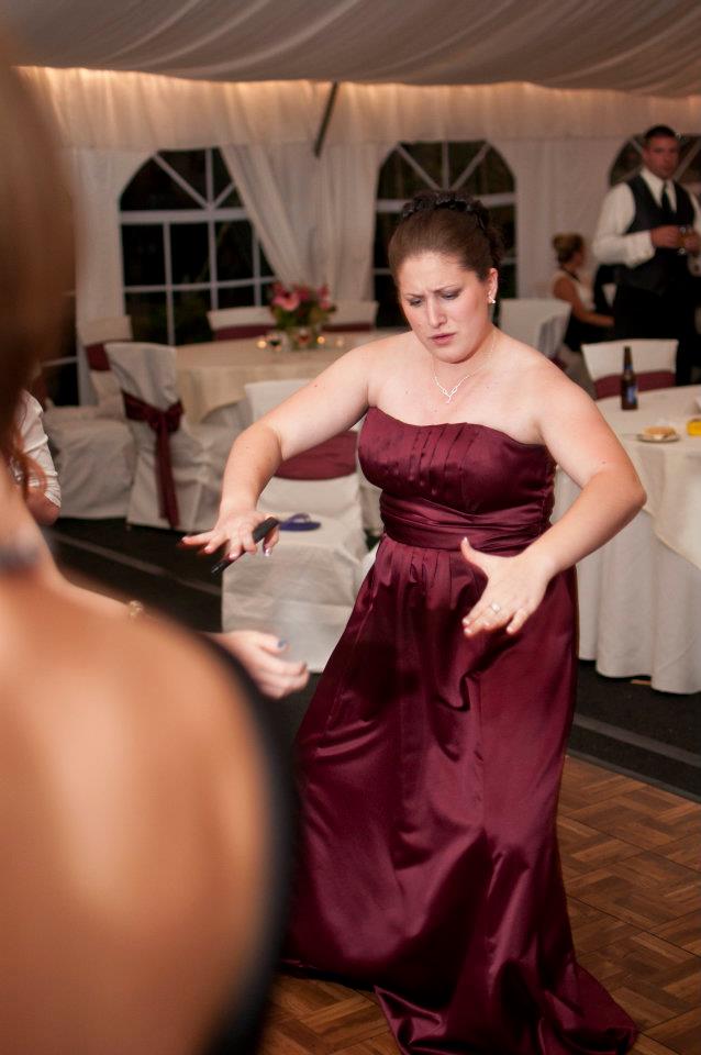 Dancing at the reception lol