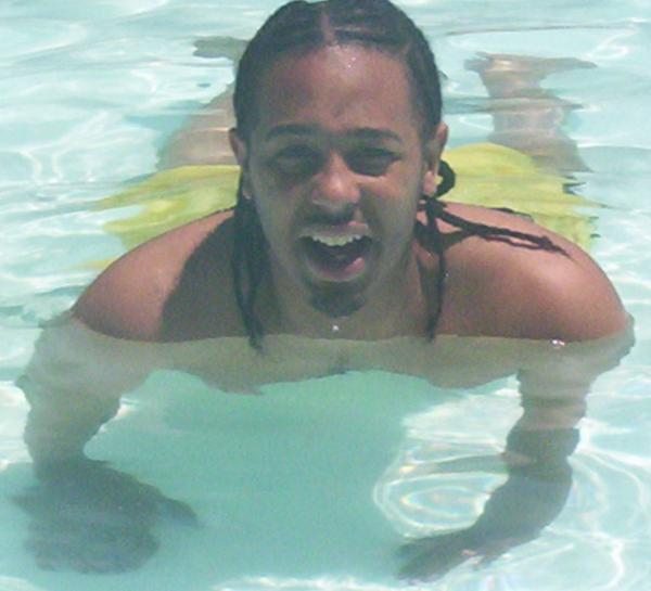 me in the pool