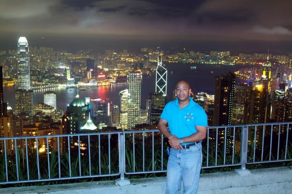 Mike at Victoria s Peak