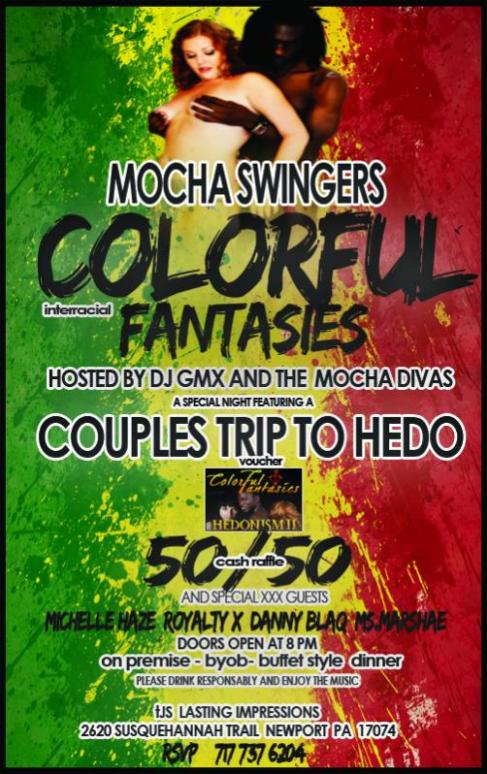 Mocha Swingers presents "Colorful Fantasies" 4/01/11 @ tjs lasting impressions in Newport Pa. www.tjslastingimpressions.com